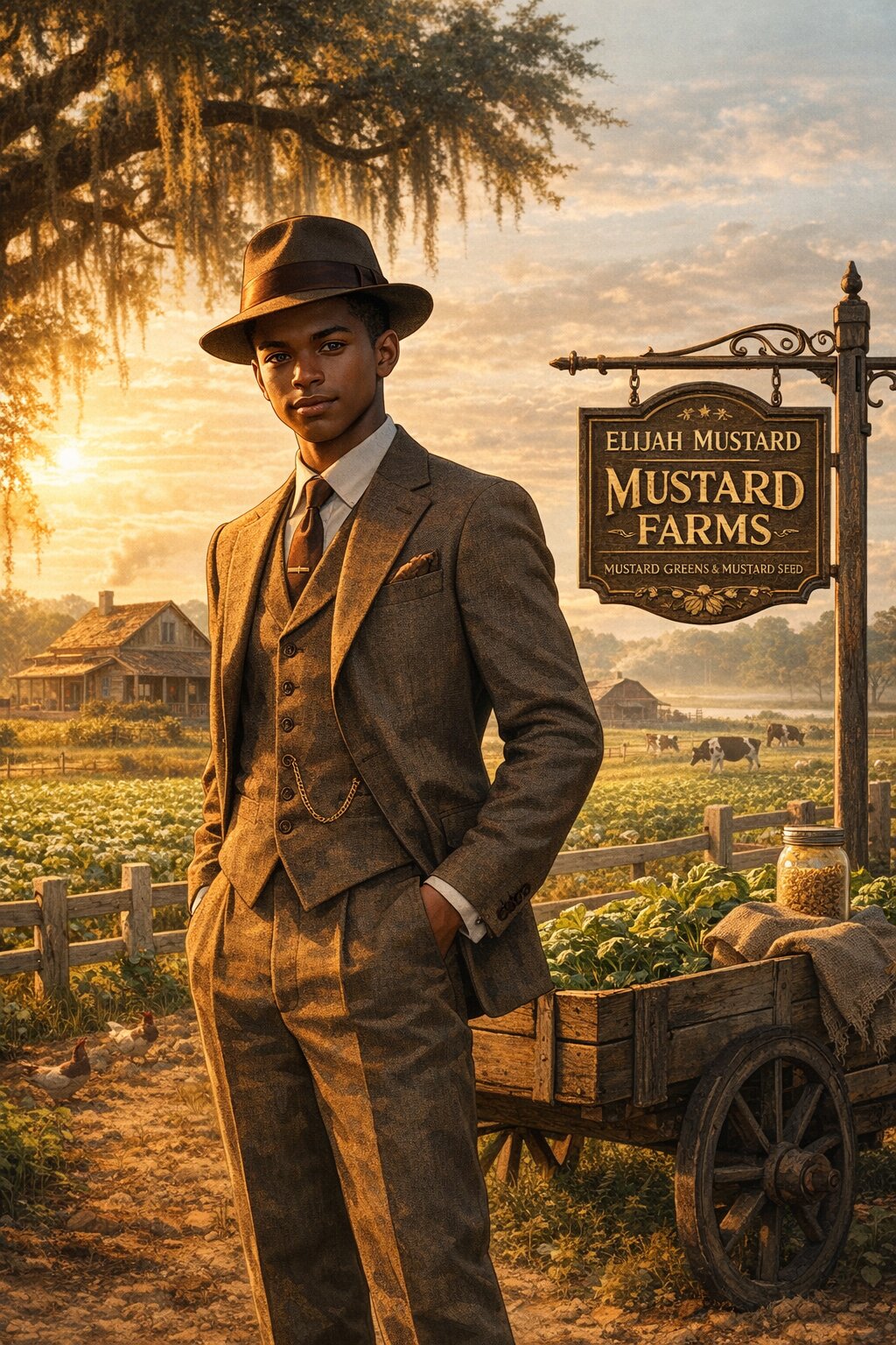 Elijah Mustard at the Estate